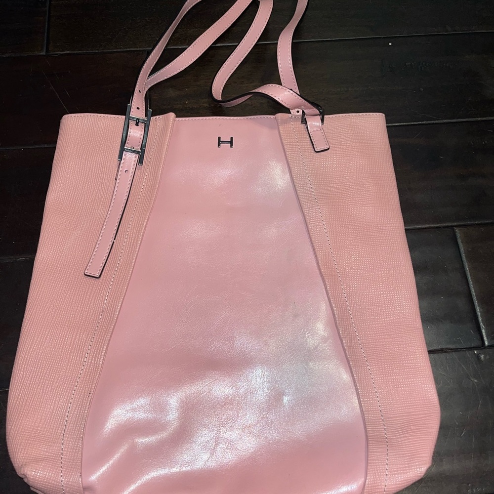 Halston Pink Tote Bag